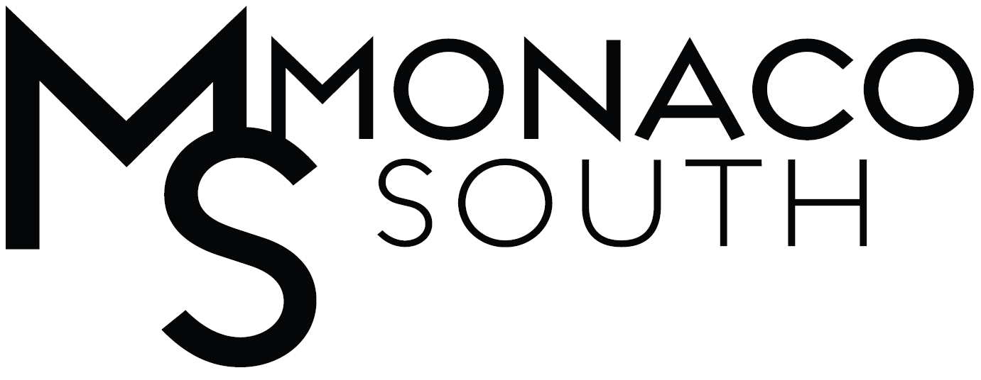The image is a logo for Monaco South.